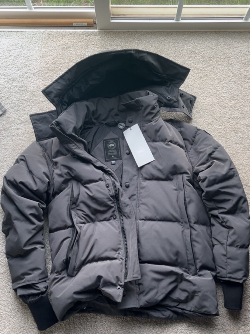 Canada Goose Black Fusion M/M Jacket with Hood